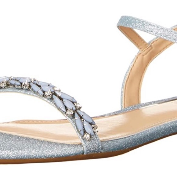 Danica Glitter Embellished Flat Sandals - Picture 10 of 11